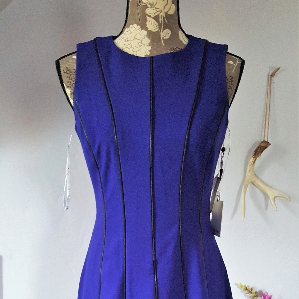 Calvin Klein Dress w/ Piping